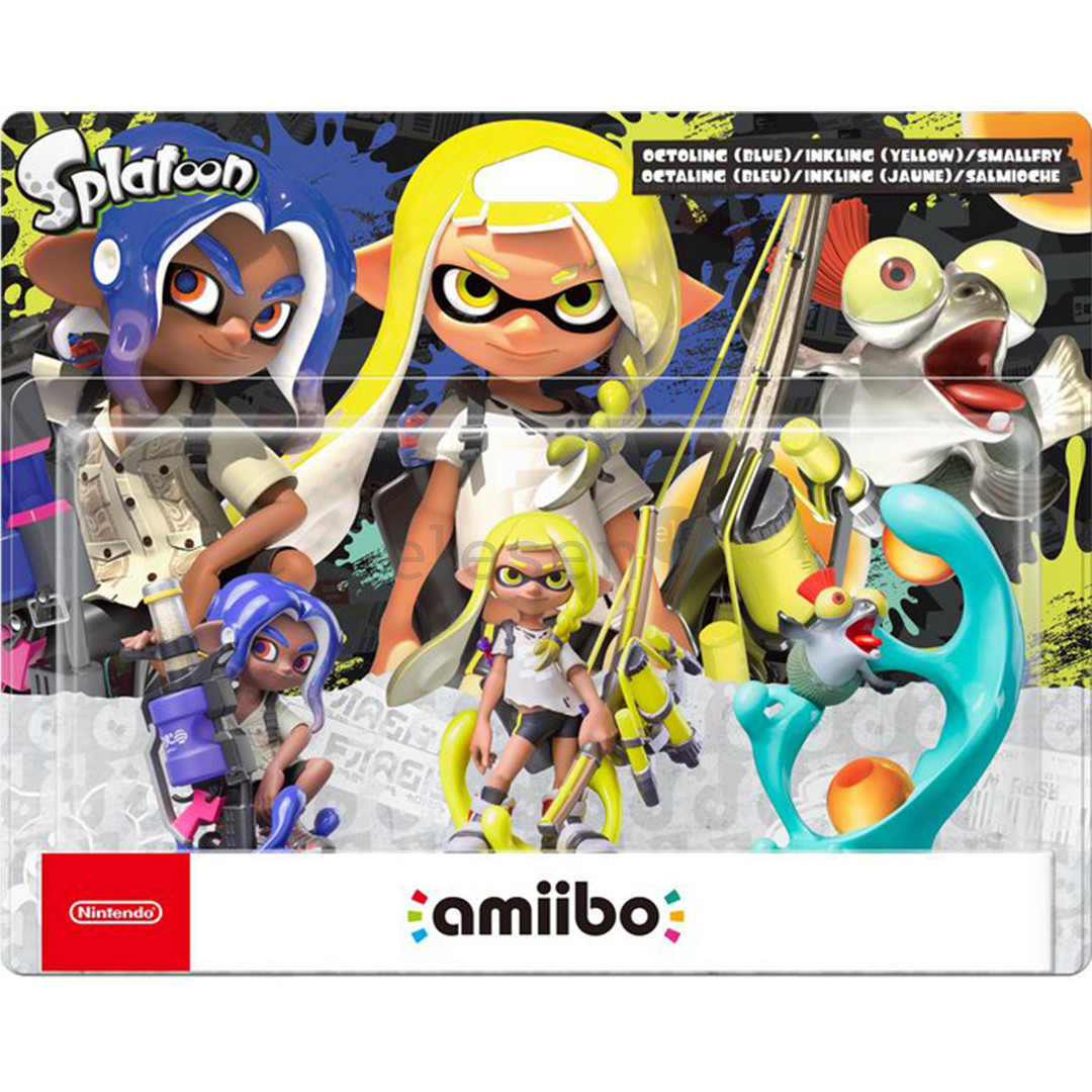 Nintendo Splatoon 3, 3 in 1 Octoling, Inkling, Smallfry - Amiibo Товар - 045496381066