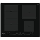 Whirlpool, width 59 cm, frameless, black - Built-in Induction Hob