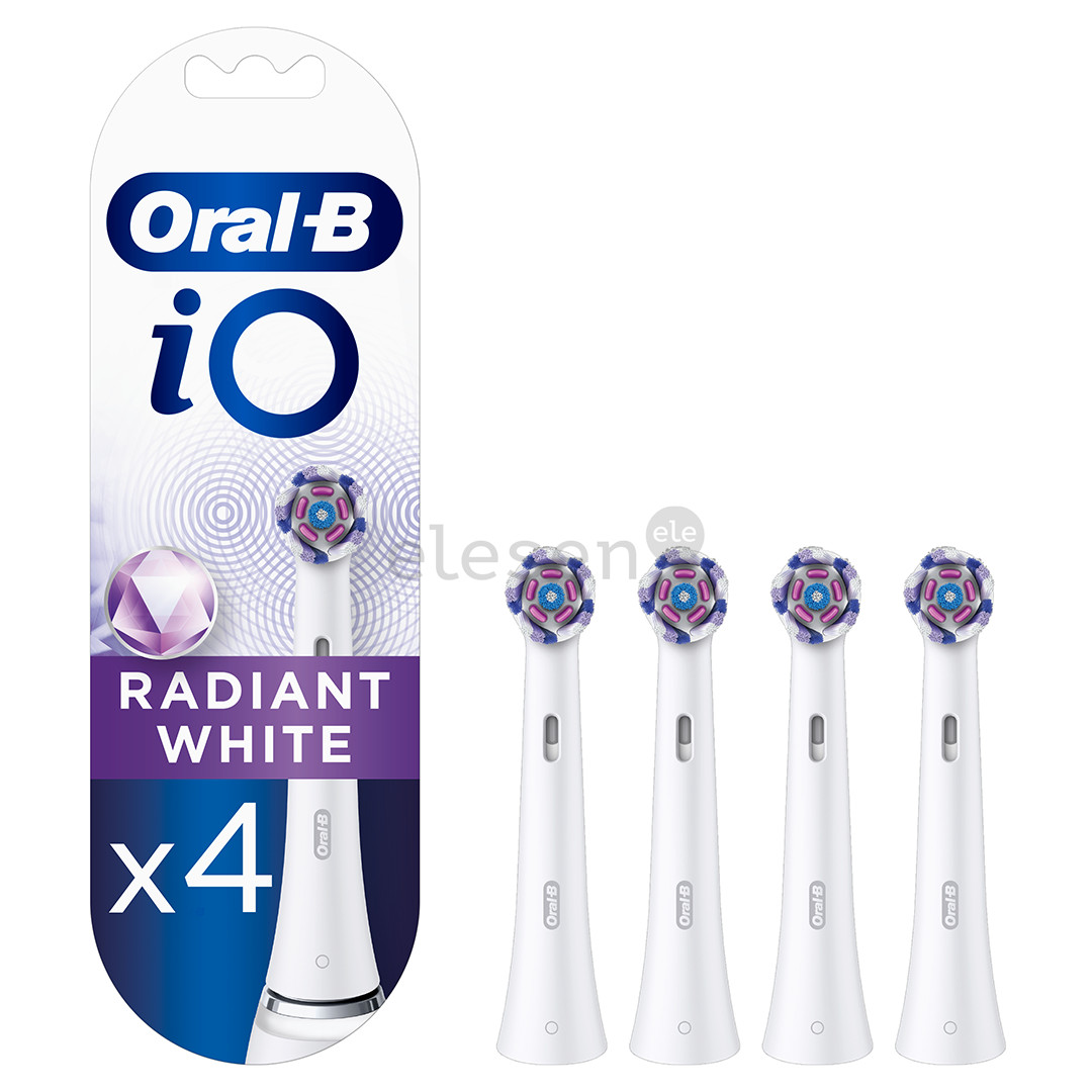 Dantų šepetėlių antgaliai Braun Oral-B iO Radiant White, 4 vnt. Prekė - IOWW-4WHITE