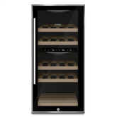 Caso WineComfort 24, 24 бутылки, высота 83 см, черный/нерж. сталь - Винный шкаф