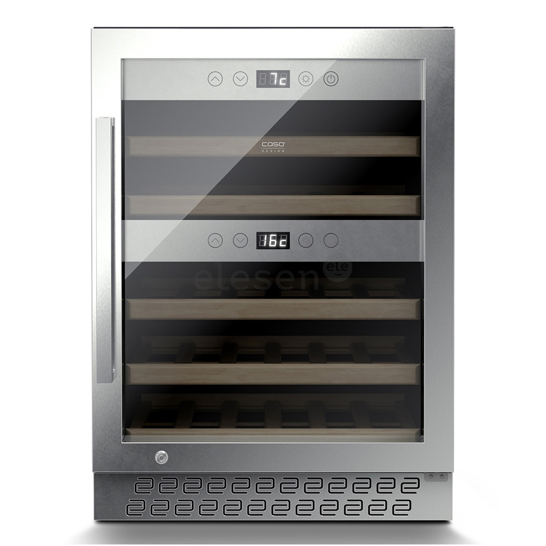 Caso WineChef Pro 40, 40 бутылок, высота 83 см, нерж. сталь - Винный шкаф