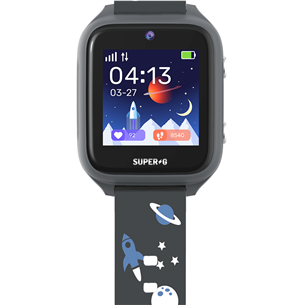 Super-G Active Pro, 4G, pilkas - Išmanusis laikrodis vaikams