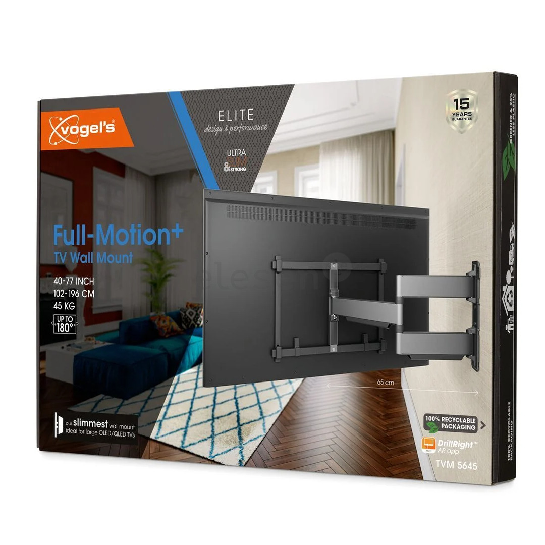 Vogel's Elite Full-Motion, 40" - 77", черный - Настенное крепление для телевизора Товар - TVM5645