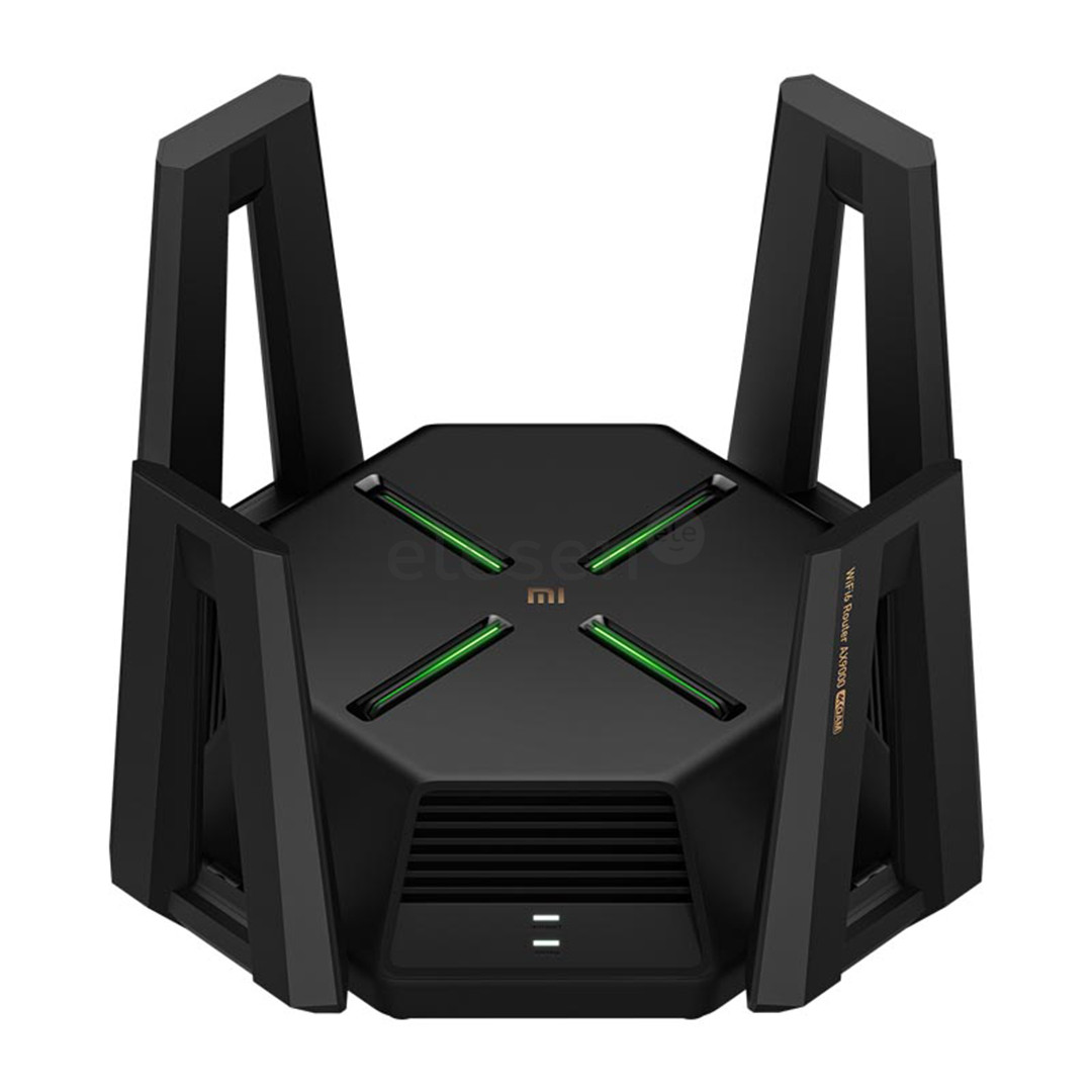 Xiaomi Mi Router AX9000, WiFi 6, black - WiFi router