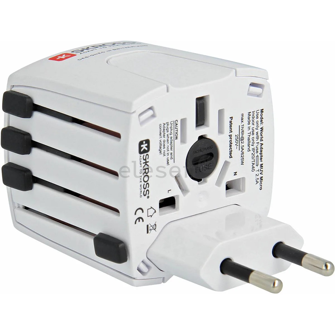 Skross MUV Micro, white - Travel adapter Item - 7640166323259