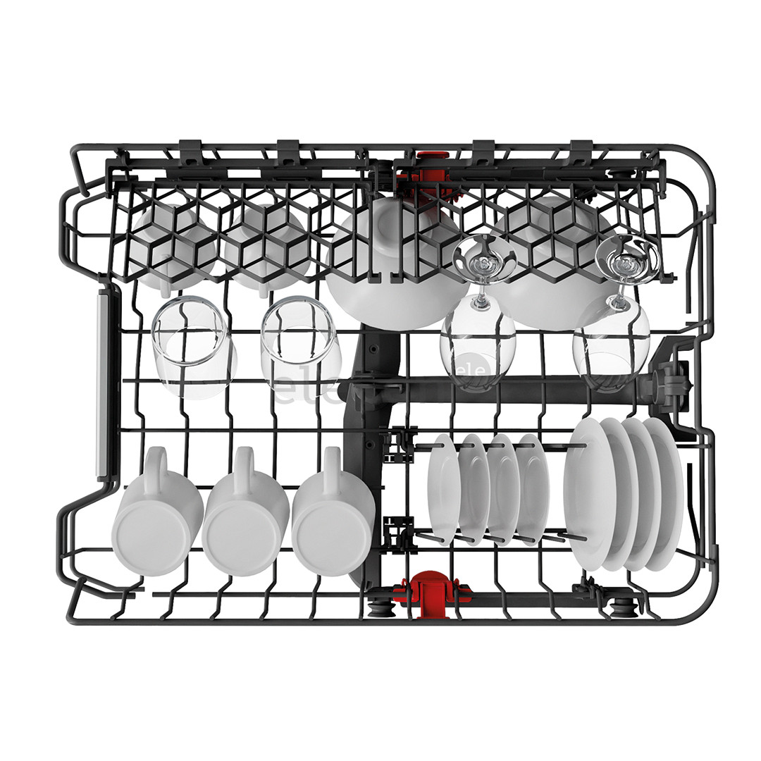 Whirlpool, 10 place settings, silver - Freestanding Dishwasher