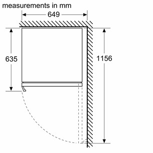 Įmontuojamas vyno šaldytuvas Bosch KUW21AHG0, talpa 44 buteliai, 82 cm