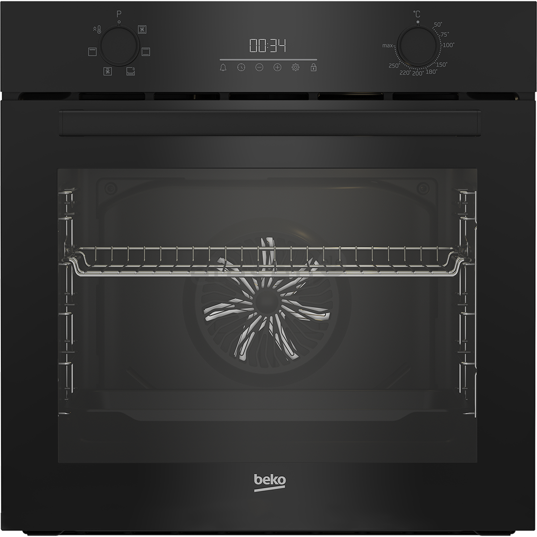 Beko, Beyond, 6 функций, 72 л, черный - Интегрируемый духовой шкаф