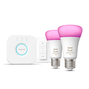 Lemputė Philips Hue White and Color Starter Kit, E27, 2 vnt. Prekė - 929002468805 929002468805
