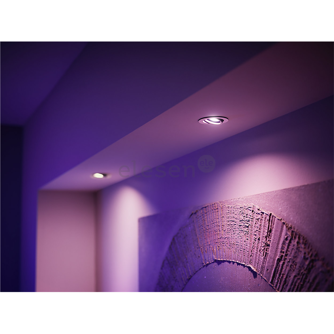 Išmaniosios lemputės Philips Hue White and Color Ambiance, GU10, 2 vnt, white Prekė - 929001953112
