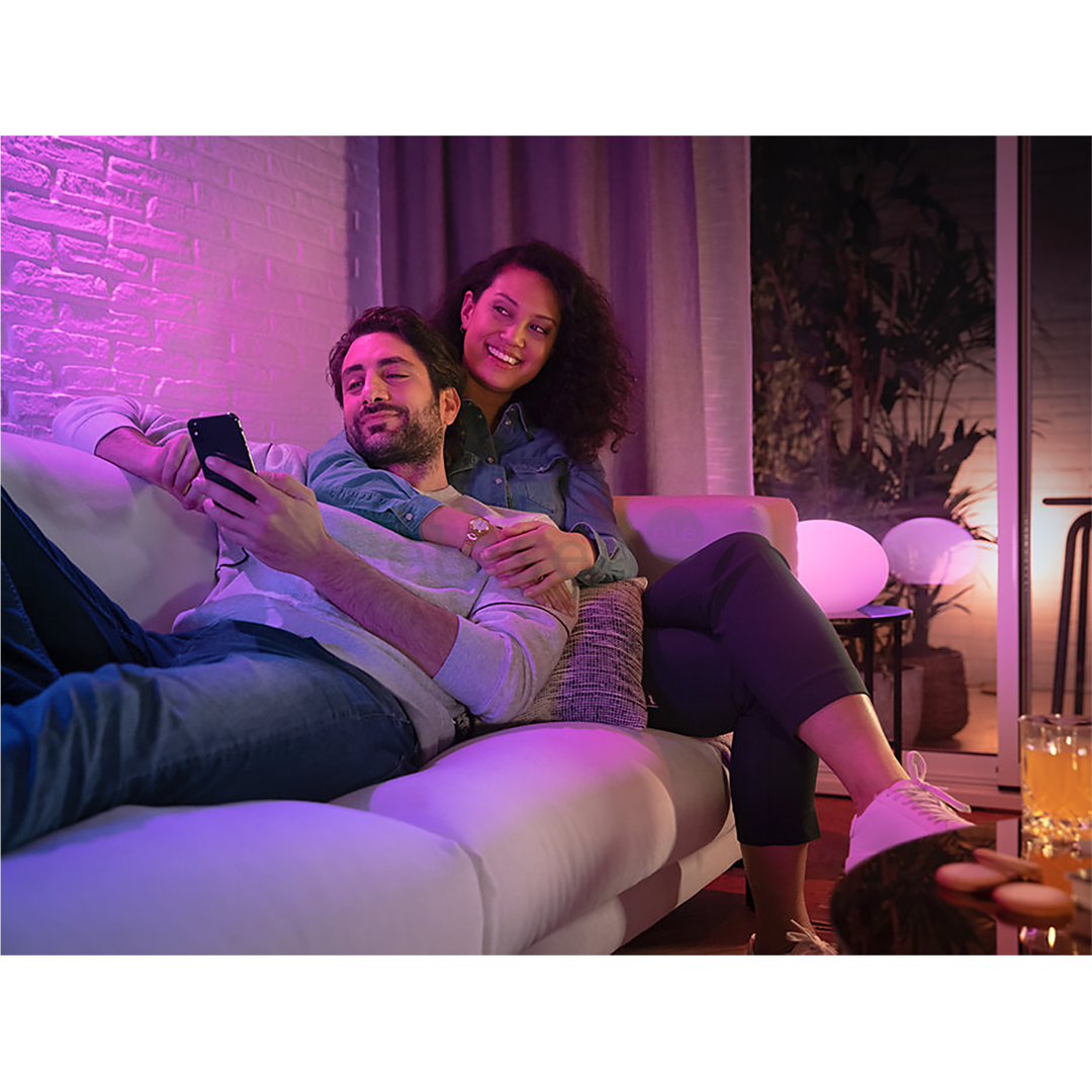 Išmaniosios lemputės Philips Hue White and Color Ambiance, GU10, 2 vnt, white Prekė - 929001953112