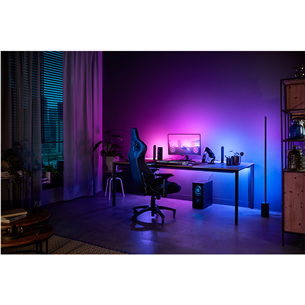 LED juosta Philips Hue Play Gradient PC Lightstrip, 24''-27'' + Bridge, black/white Prekė - 929003498502