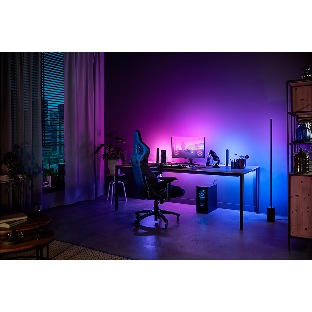 Philips Hue Play Gradient PC Lightstrip, 32''-34'', black/white - Smart Lightstrip for a Monitor Item - 929003498601