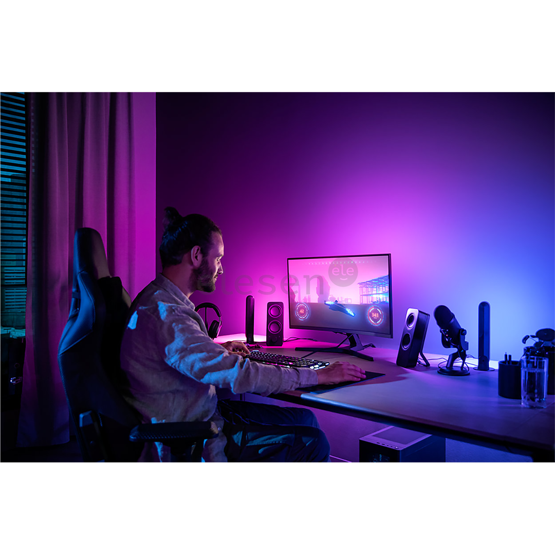 Philips Hue Play Gradient PC Lightstrip, 32''-34'', black/white - Smart Lightstrip for a Monitor Item - 929003498601