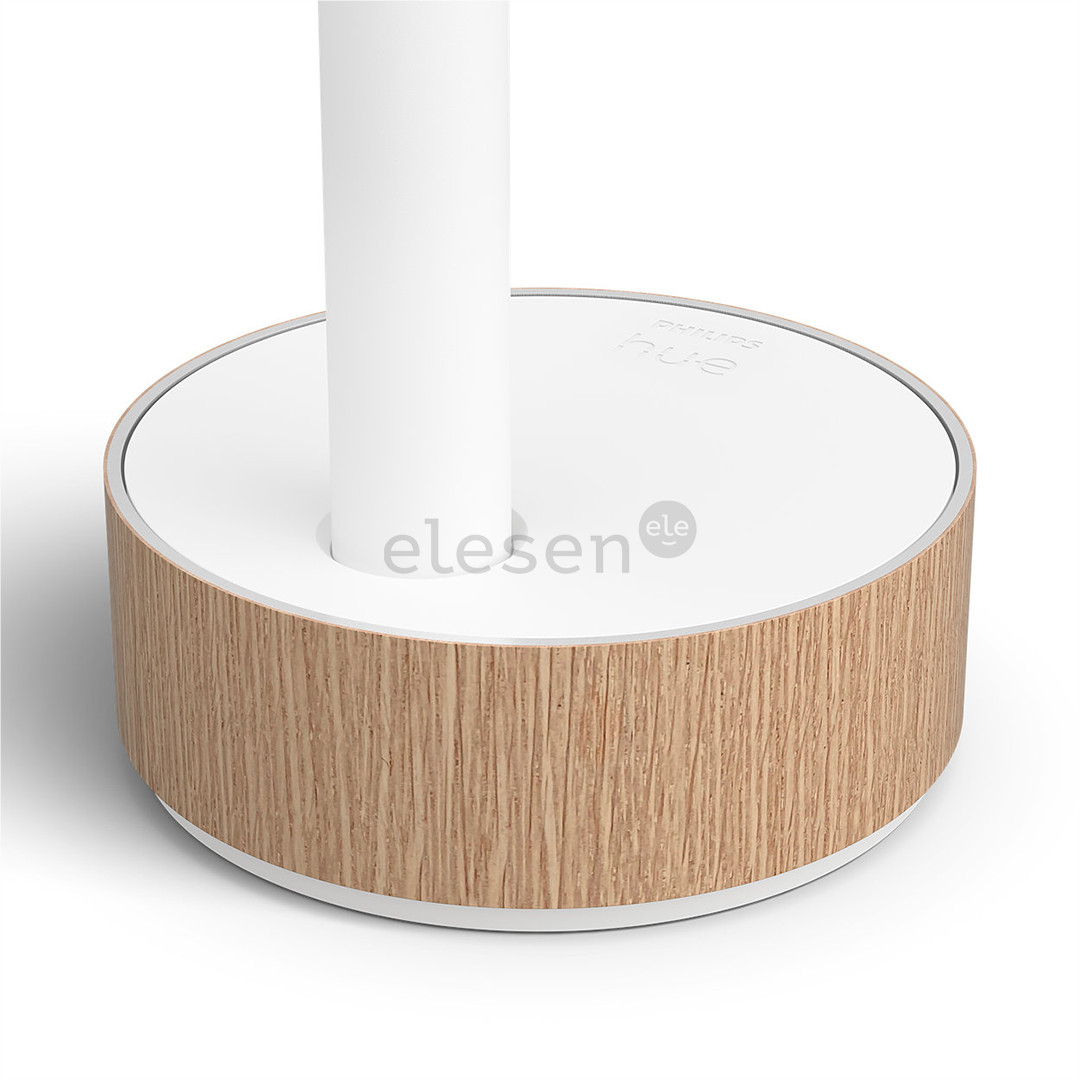 Philips Hue Signe, White and Color Ambiance, EU/UK, белый/дуб - Светодиодная настольная лампа Товар - 929003479601