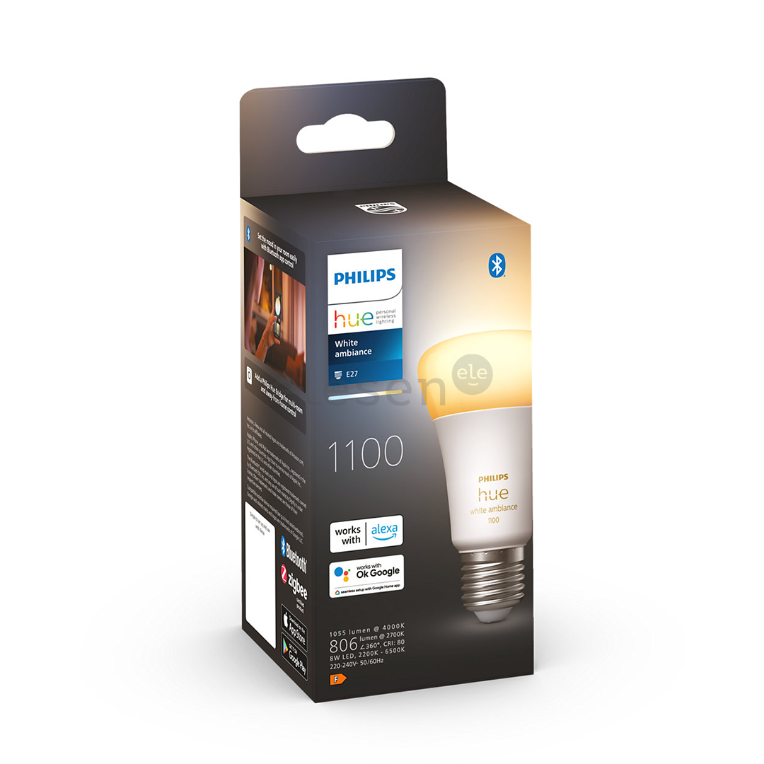 Philips Hue White Ambiance 1100, E27, white - Smart Light Item - 929002468401