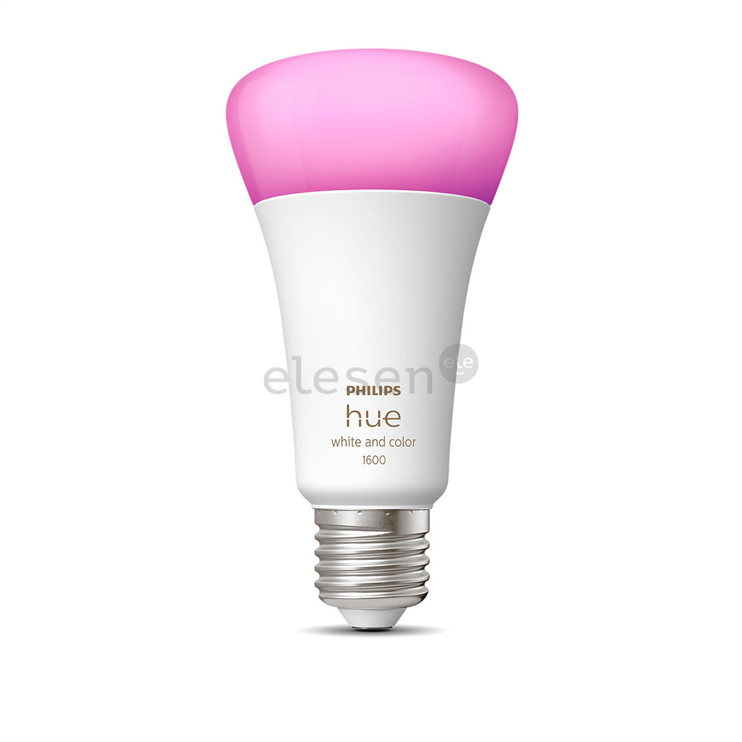 Philips Hue White and Color 1600, E27, белый - Умная лампа Товар - 929002471601