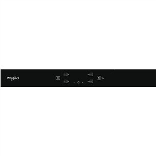 Whirlpool, width 59 cm, frameless, black - Built-in Induction Hob