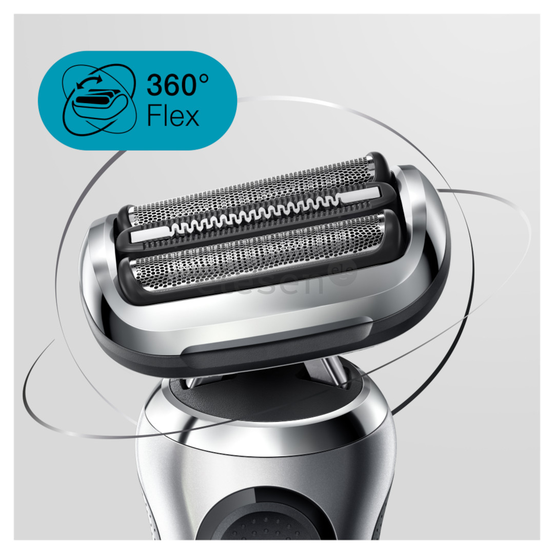 Braun Series 7 360° Flex, AutoSense, Wet & Dry, черный/серебристый - Бритва Товар - 71-S7200CC