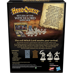 Avalon Hill HeroQuest: Return of the Witch Lord - Board game expansion Item - 5010993938049