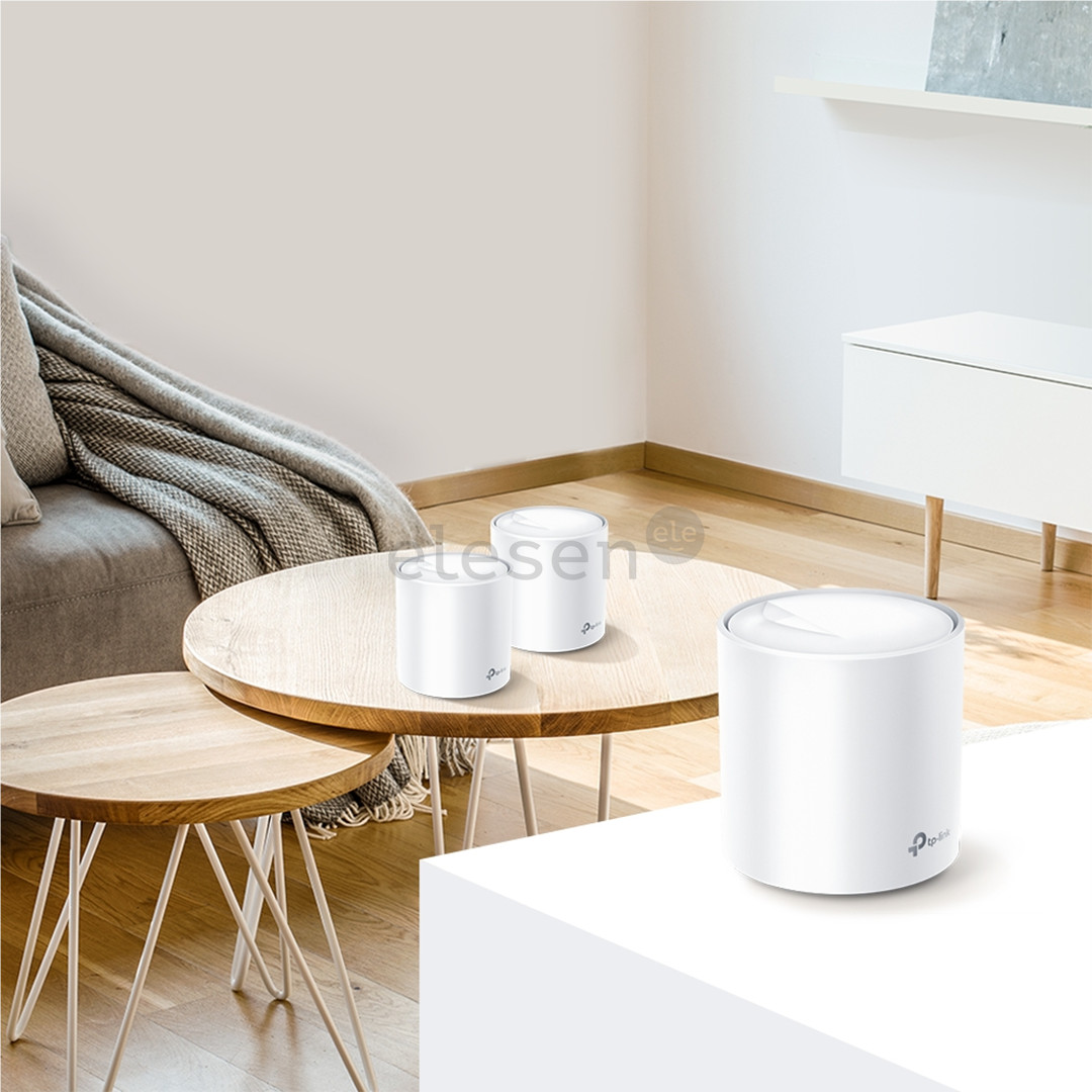Maršrutizatorius TP-Link Deco X60, WiFi 6, mesh, 3-pack