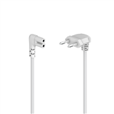 Maitinimo laidas Hama Power Cord, 2-pin 90°, 1.5m Prekė - 00223281