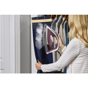 Tefal FV6870E0 Smart Protect Plus, 2800 W, violetinis/pilkas - Garų lygintuvas