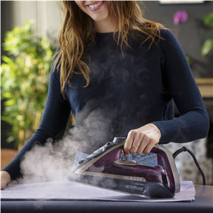 Tefal FV6870E0 Smart Protect Plus, 2800 W, violetinis/pilkas - Garų lygintuvas