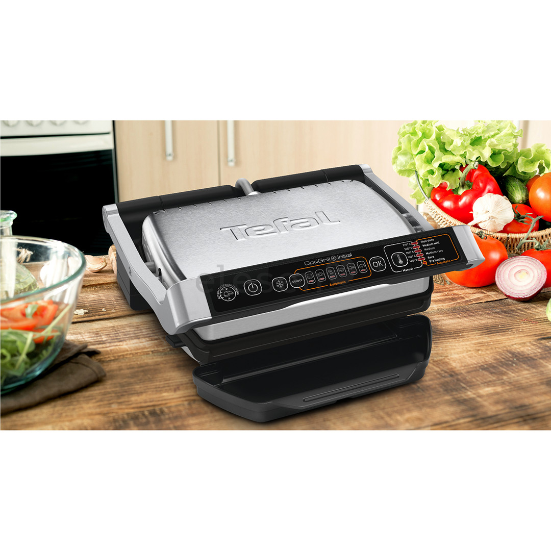 Tefal Optigrill+ Initial, 2000 W, black/inox - Table grill Item - GC706D