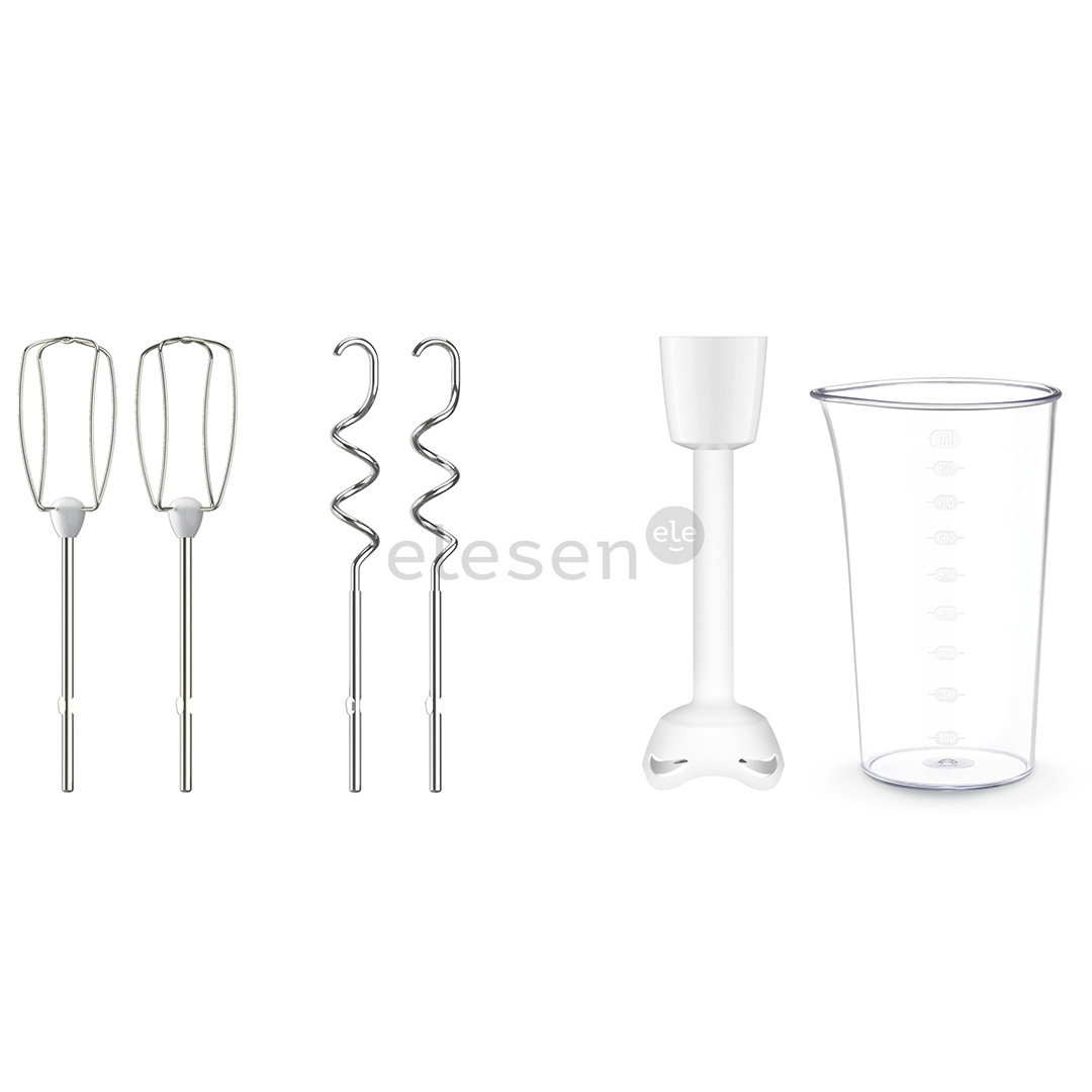 Tefal Prep'Mix+, 500 Вт, белый/серый - Ручной миксер Товар - HT462138