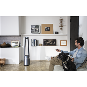 Tefal Eclipse 2in1, 120 m³/h, grey - Air purifier Item - QF5030F0