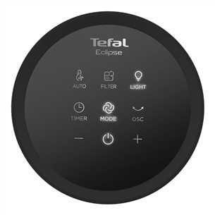 Tefal Eclipse 2in1, 120 m³/h, grey - Air purifier and fan