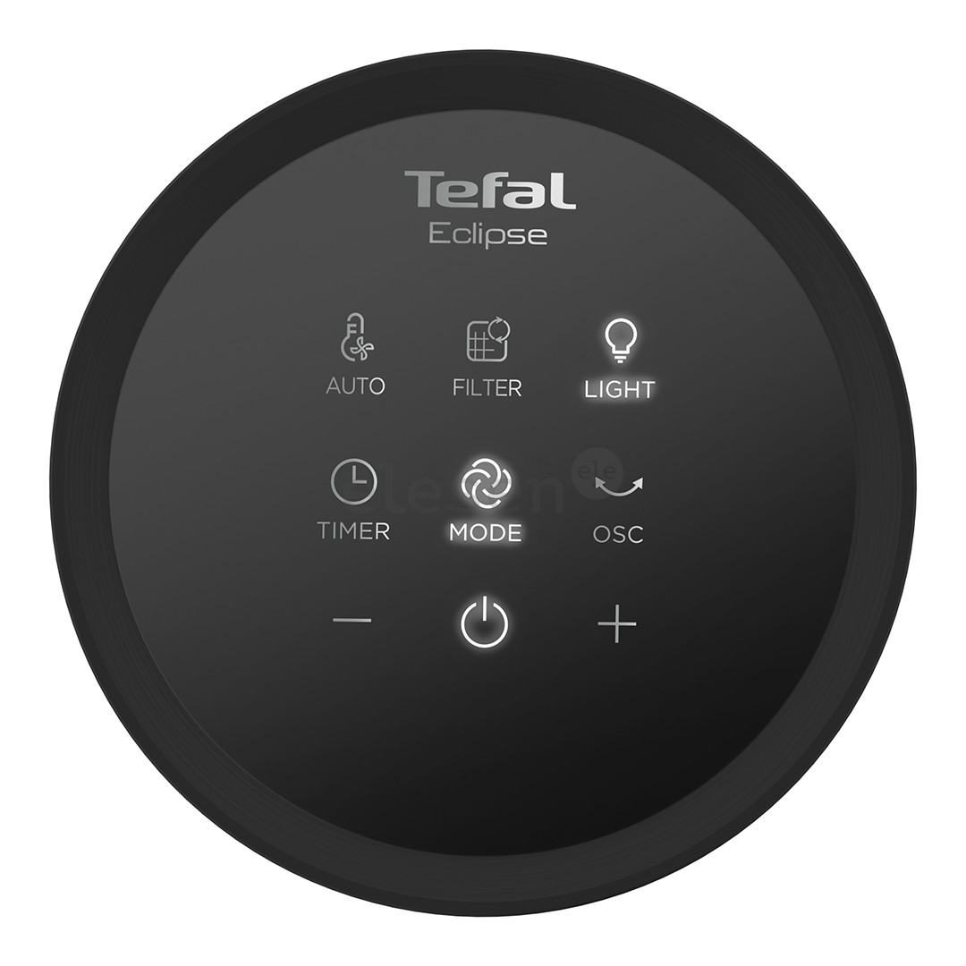 Tefal Eclipse 2in1, 120 m³/h, grey - Air purifier and fan