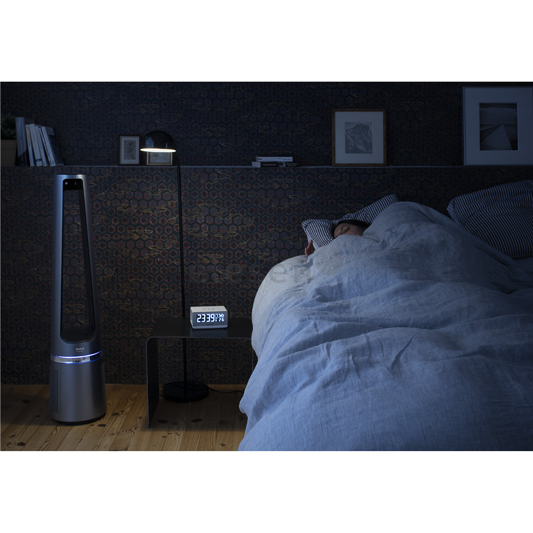 Tefal Eclipse 2in1, 120 m³/h, grey - Air purifier and fan