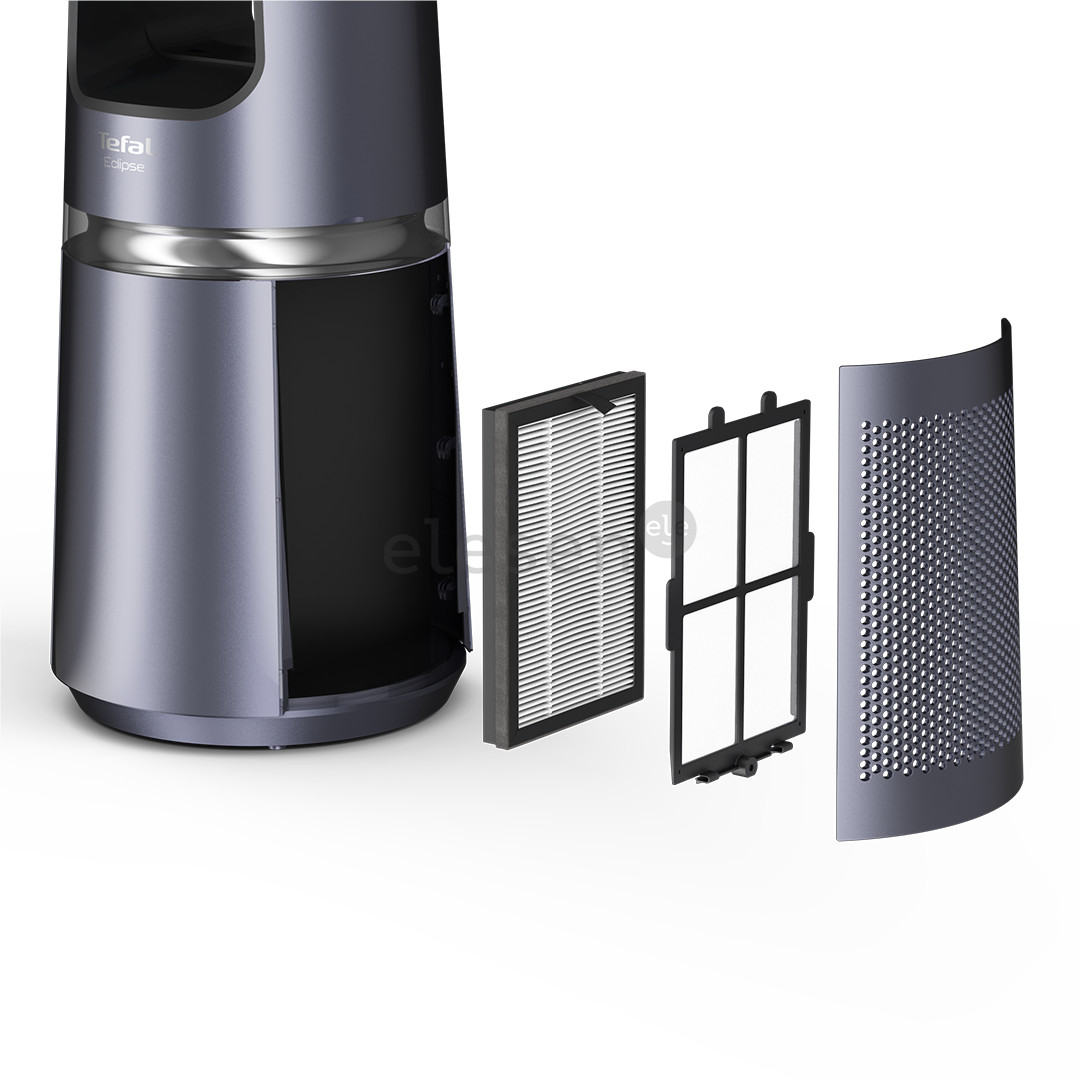 Tefal Eclipse 2in1, 120 m³/h, grey - Air purifier and fan