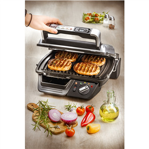 Tefal Supergrill, 2000 Вт, черный/нерж. сталь - Электрический гриль Товар - GC451B12