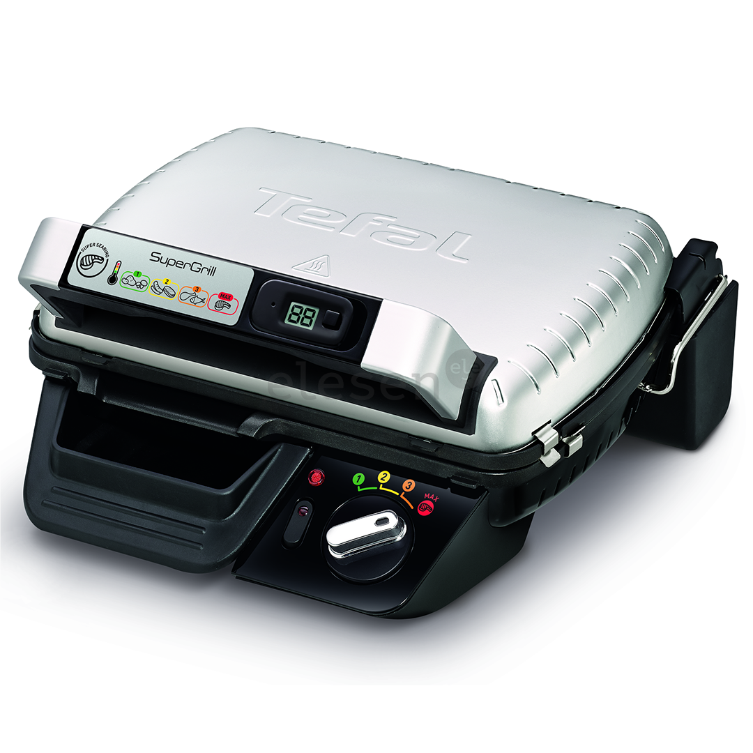 Tefal Supergrill, 2000 W, inox - Grill Item - GC451B12