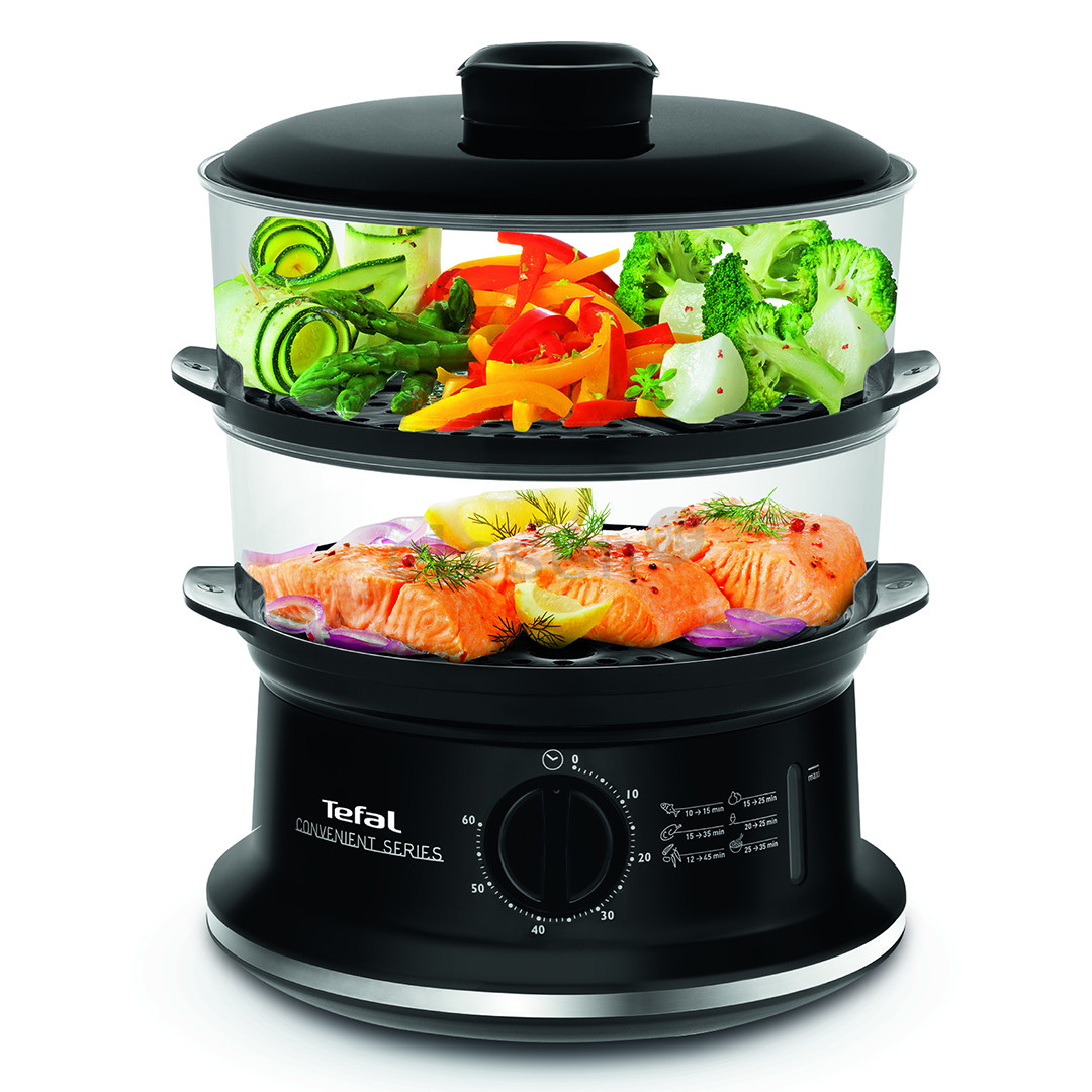 Tefal Convenient, 980 Вт, черный - Пароварка Товар - VC1401