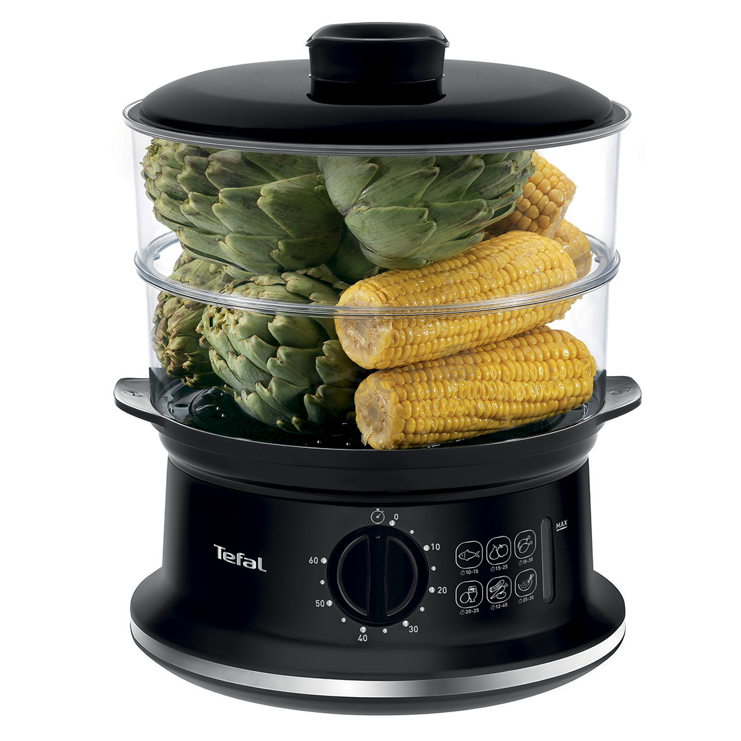 Tefal Convenient, 980 Вт, черный - Пароварка Товар - VC1401