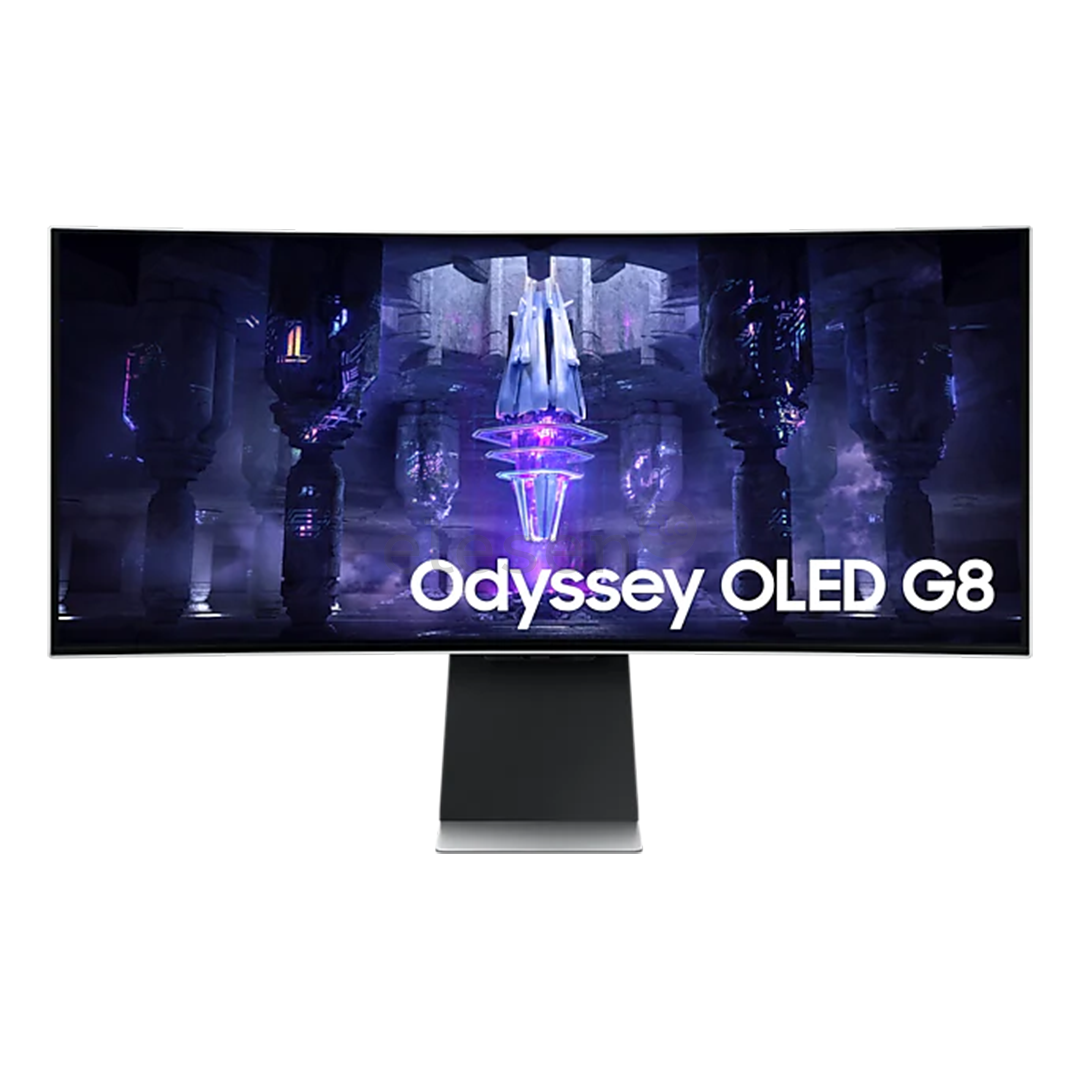 Samsung Odyssey OLED G8, 34", Ultra-WQHD, 175 Hz, curved, silver - Monitor Item - LS34BG850SUXEN