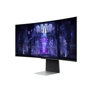 Samsung Odyssey OLED G8, 34", Ultra-WQHD, 175 Hz, curved, silver - Monitor Item - LS34BG850SUXEN