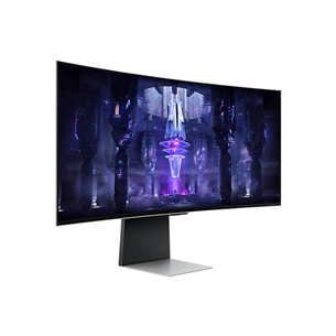 Samsung Odyssey OLED G8, 34", Ultra-WQHD, 175 Hz, curved, silver - Monitor Item - LS34BG850SUXEN