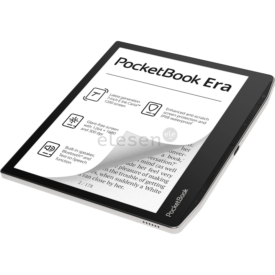 PocketBook Era,  7", 16 ГБ, серебристый/черный - Электронная книга