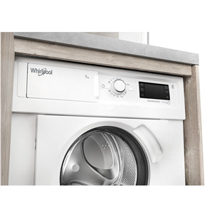 Whirlpool, 7 kg, depth 55 cm, 1400 rpm - Built-in Washing Machine Item - BIWMWG71483EEU