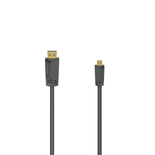 Laidas Hama High Speed ​​HDMI 2.0b - HDMI micro, 1,5 m Prekė - 00205016 00205016
