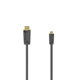 Laidas Hama High Speed HDMI 2.0b - HDMI micro, 1,5 m Prekė - 00205016