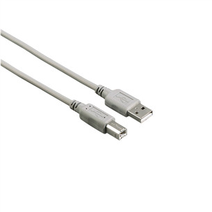 Hama USB Cable, USB-A, USB-B, 3 m, white - USB Cable Item - 00300066 00300066