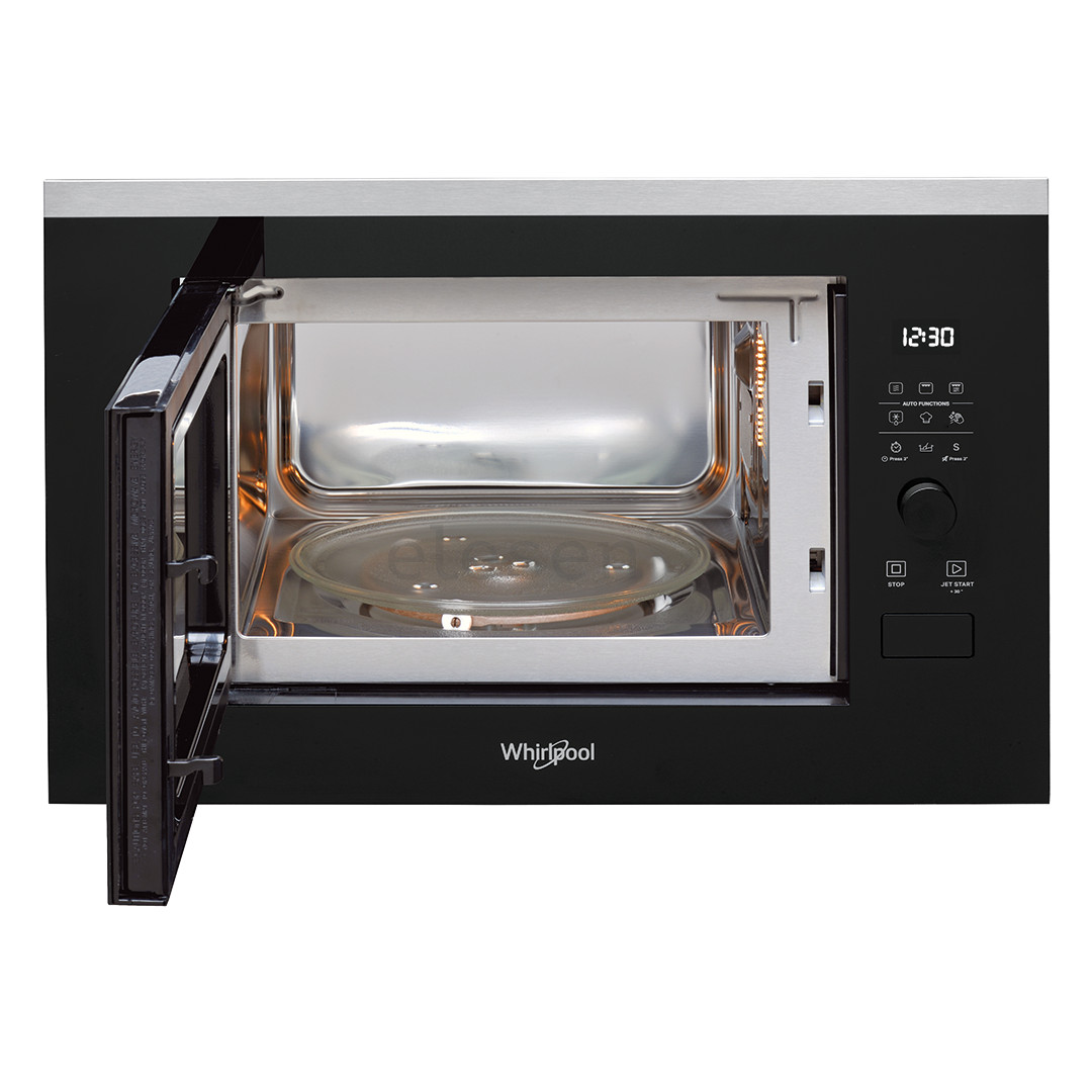 Whirlpool, 25 L, 900 W, black - Built-in Microwave Oven with Grill Item - WMF250G