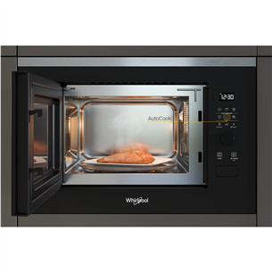 Whirlpool, 25 L, 900 W, black - Built-in Microwave Oven with Grill Item - WMF250G