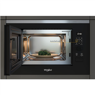 Whirlpool, 25 L, 900 W, black - Built-in Microwave Oven with Grill Item - WMF250G